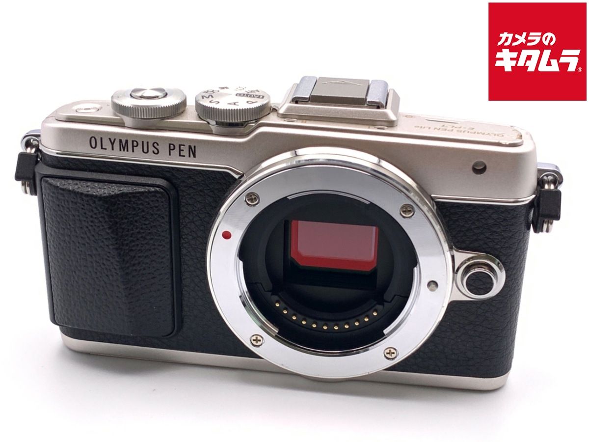 並品 オリンパス PEN Lite E-PL7 ボディ シルバー