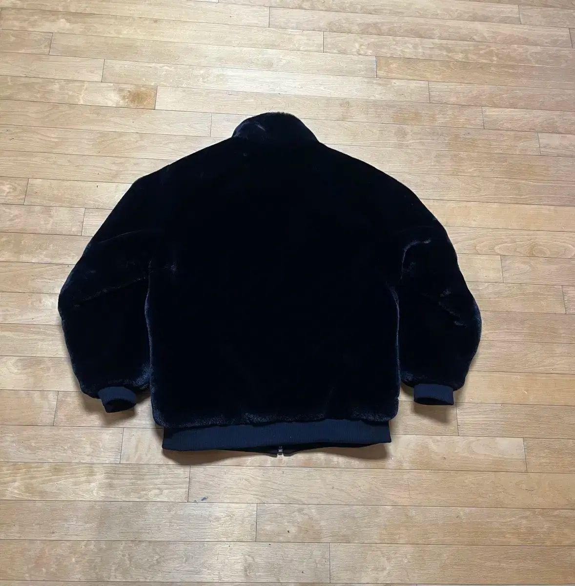 XL ザラ ブラック ショート ファー ジャケット