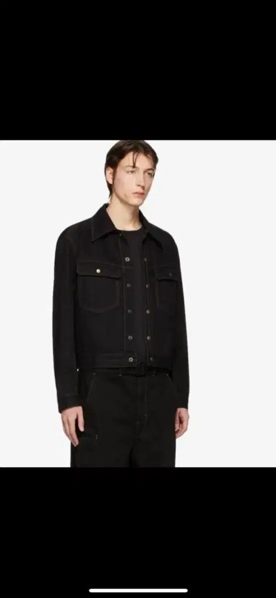 48 ルメール トラッカー ジャケット ブラック