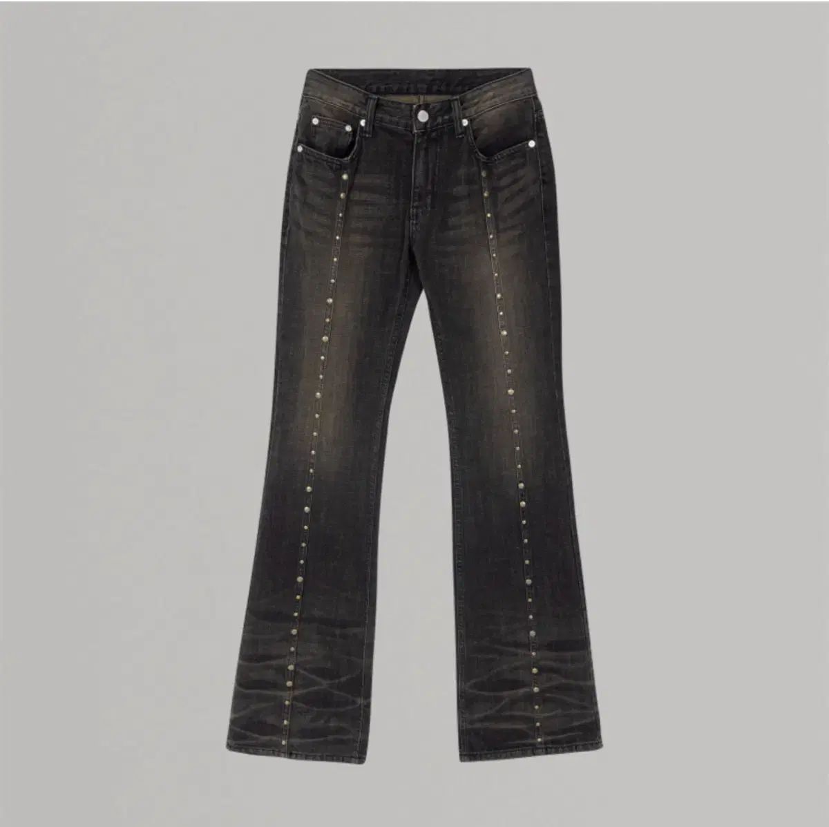 ミッドナイトムーブ ribet ブーツカット パンツ black