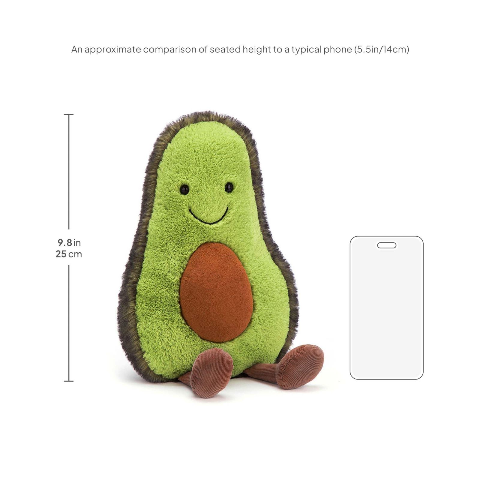 Jellycat【ジェリーキャット】Amuseable Avocado soft toy 30cm