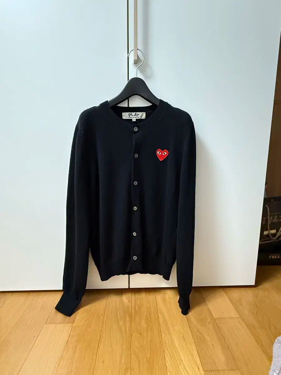 コム デ ギャルソン ブラック カーディガン