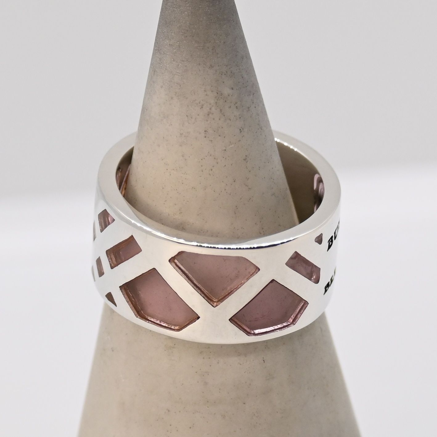 研磨済 BLUE LABEL シルバー リング 11号 SV 925 バーバリー