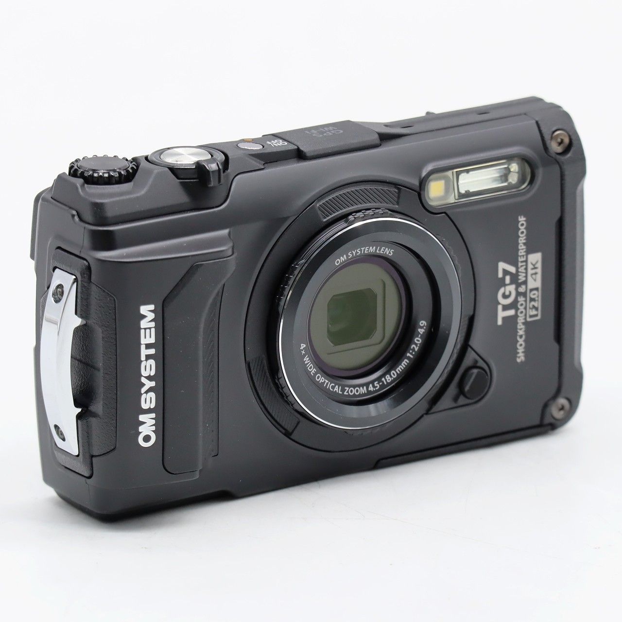 OM SYSTEM Tough TG-7 ブラック 防水 耐衝撃タフネスカメラ 登山 海 アウトドア撮影に最適な4K対応モデル