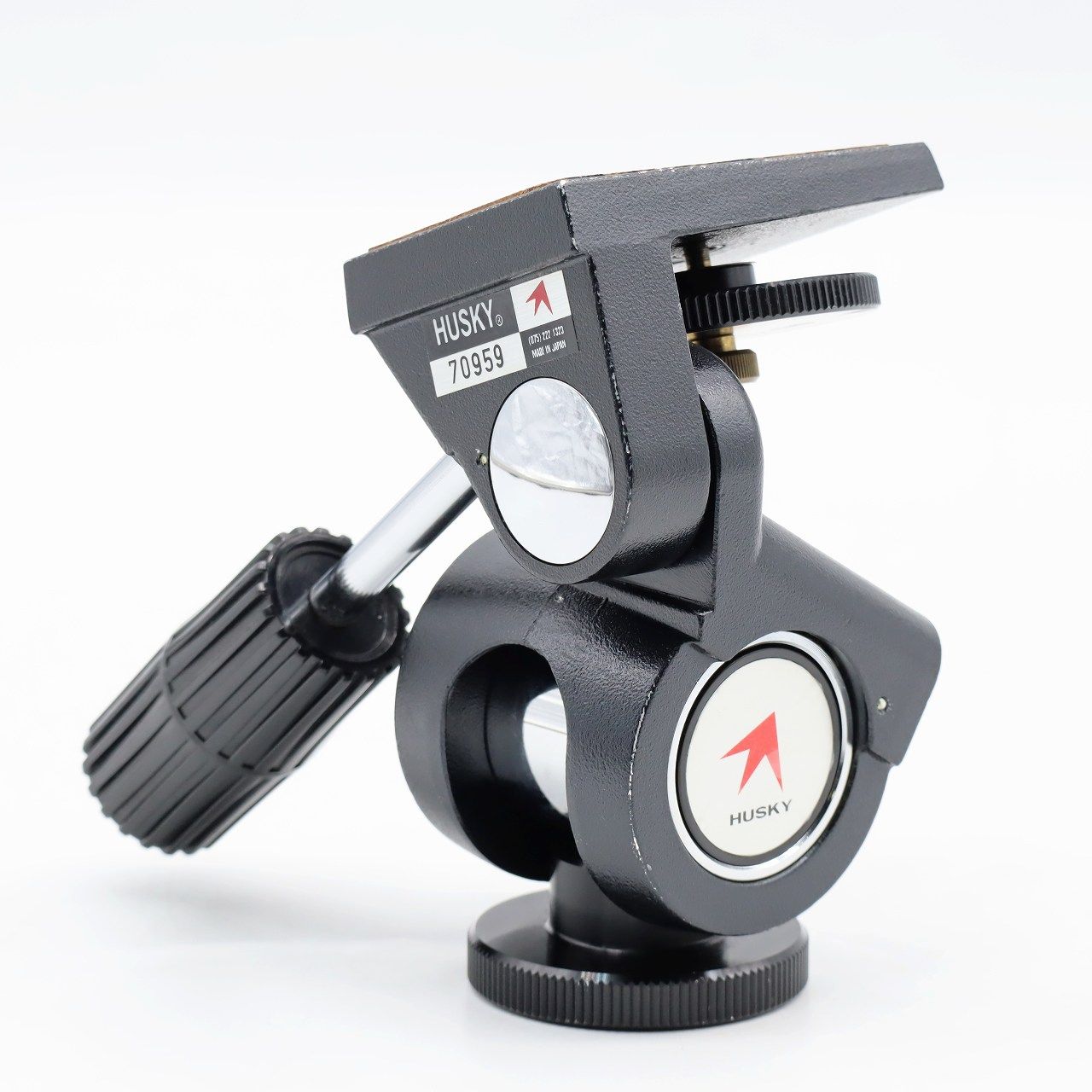 トヨ商事 HUSKY ハスキー 3Dヘッド 1504 3ウェイ雲台 太ネジ穴対応 高精度アルミ製 安定性抜群 風景 建築 スタジオ撮影に最適