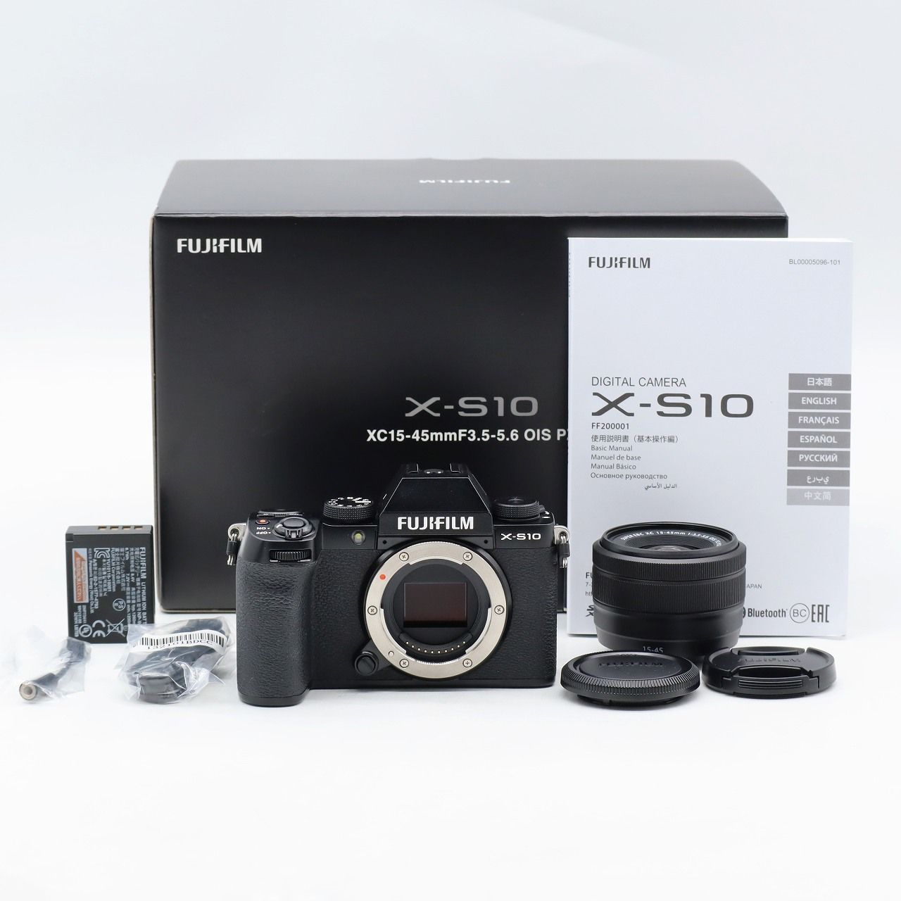 富士フイルム FUJIFILM ミラーレス一眼カメラ X-S10 レンズキット XC15-45mm ブラック APS-C 2610万画素 手ぶれ補正 4K動画撮影対応 コンパクト軽量 ～上級者向け