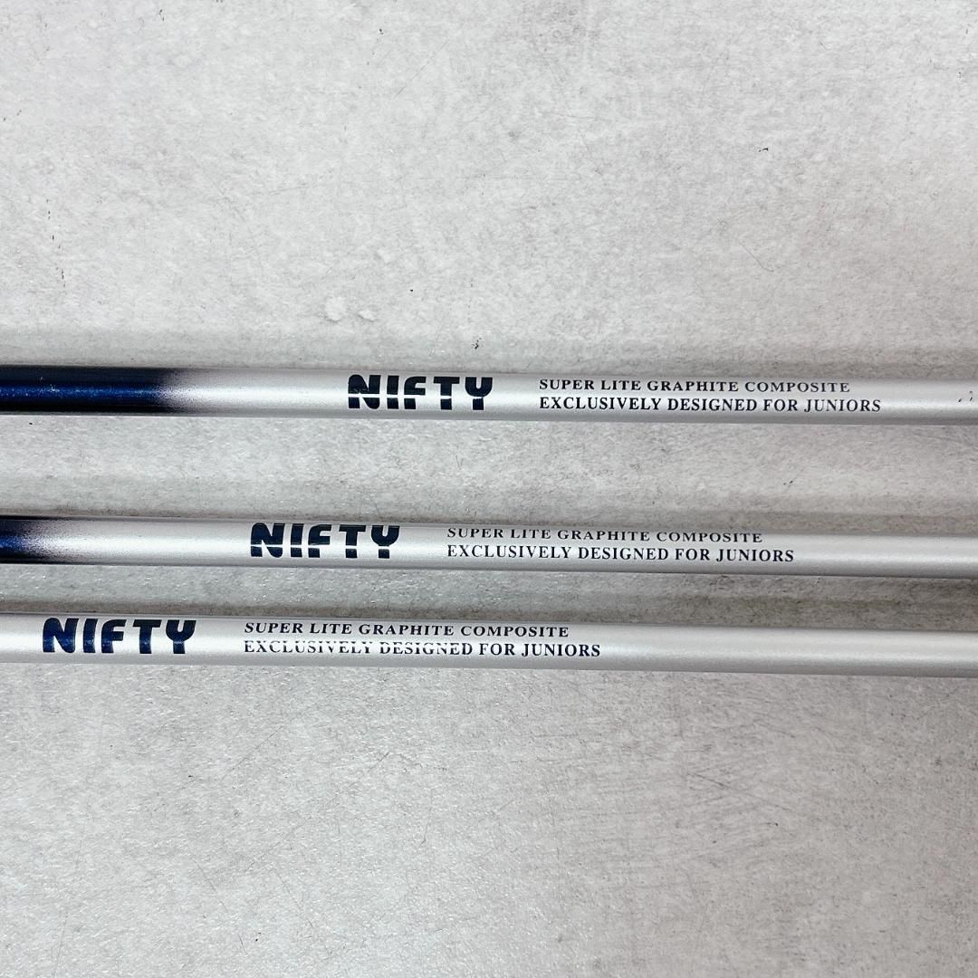 V141 NIFTY ジュニア ゴルフ クラブ セット 青 黄 74cm - メルカリ