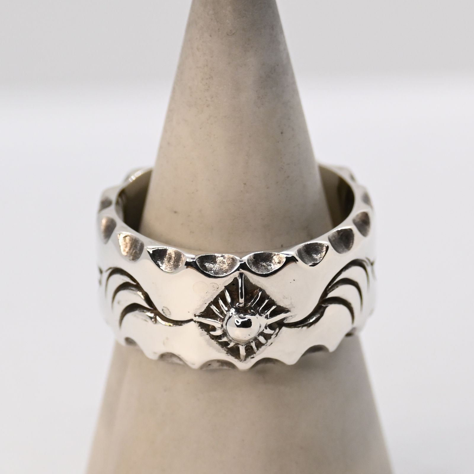 研磨済 ARIZONA DOM シルバー リング 太陽神 唐草 23号 silver 925