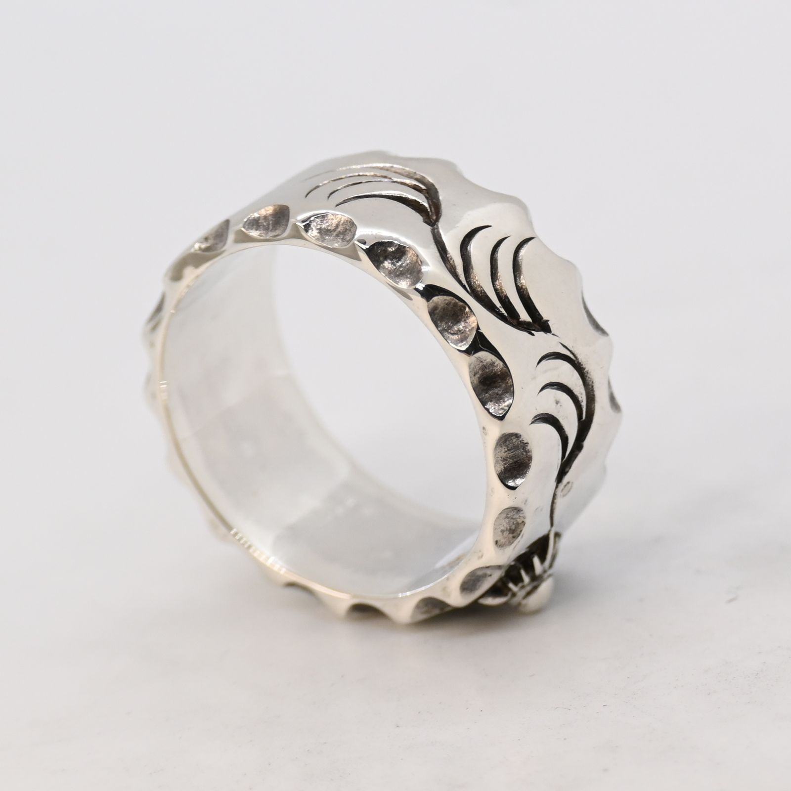 研磨済 ARIZONA DOM シルバー リング 太陽神 唐草 23号 silver 925 WWW_SMP1DAWEKUDUS_SCH_ID