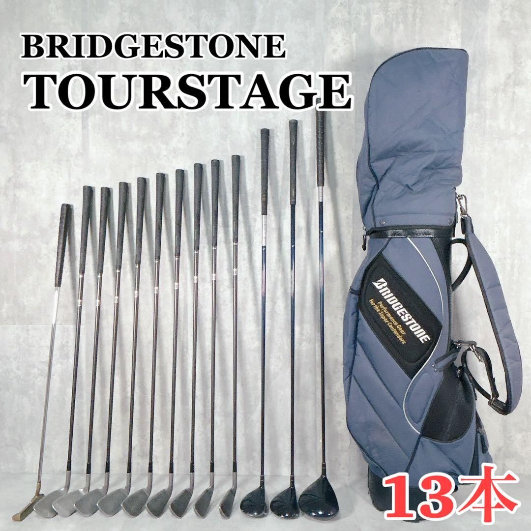 V195 ツアーステージ メンズ ゴルフ クラブ セット 13本入