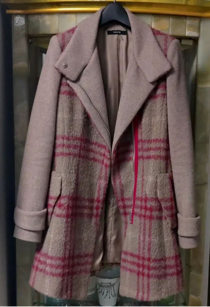 Coups CHECK コート 55サイズ