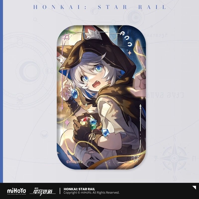 崩壊：スターレイル・公式 スクエア 缶バッジ（光円錐）キュレネ
