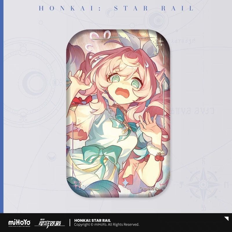 崩壊：スターレイル・公式 スクエア 缶バッジ（光円錐）キュレネ