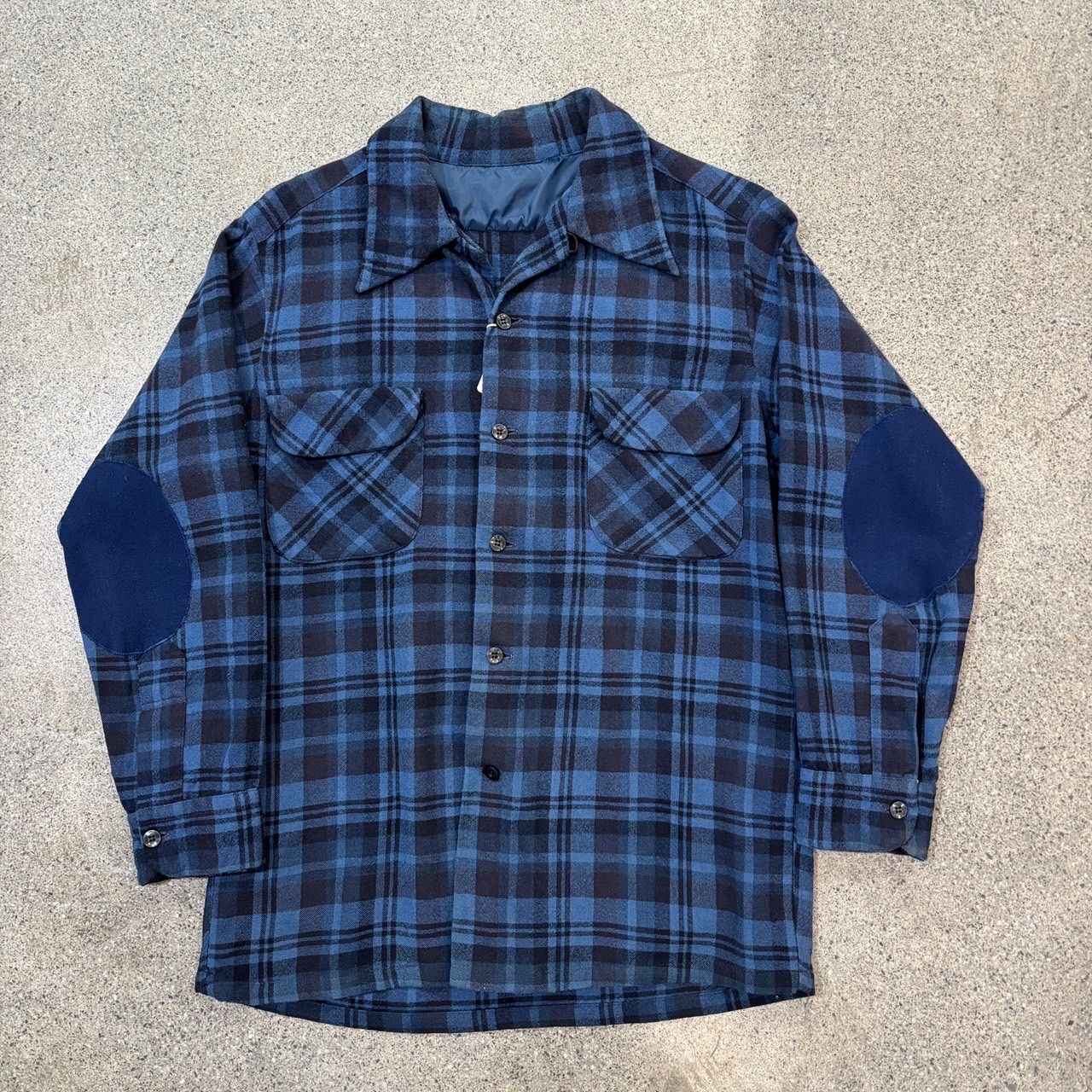 Pendleton 60 70 s Wool Board Shirt ApproxM Shadow Plaid