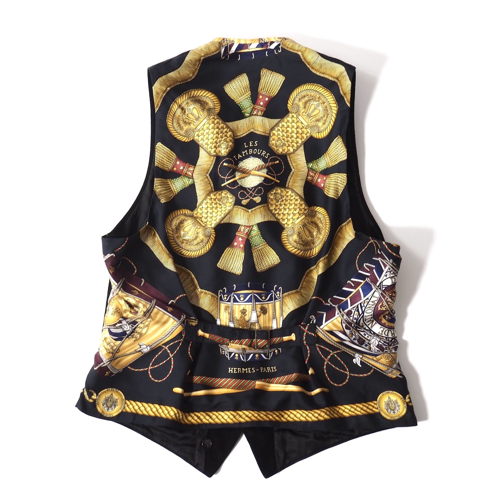 美品 エルメス HERMES ヴィンテージ スカーフ柄 シルク スエードレザー