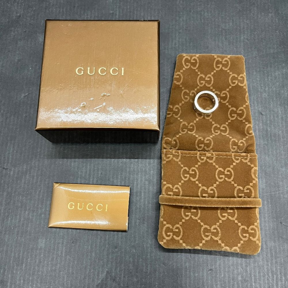 06w16194 グッチ GUCCI インターロッキング シルバーリング 品