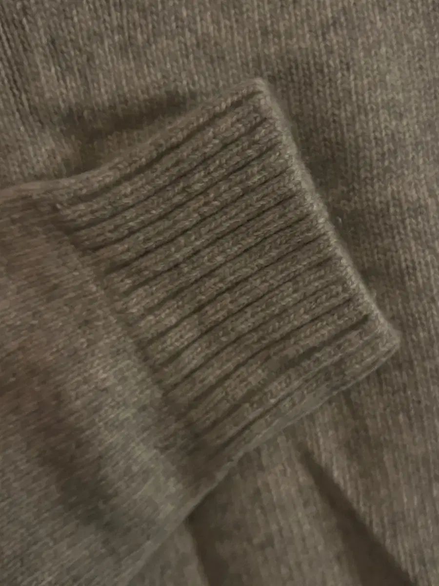  ODS Vネック クロップド グレー ニット 長袖 ニット セーター