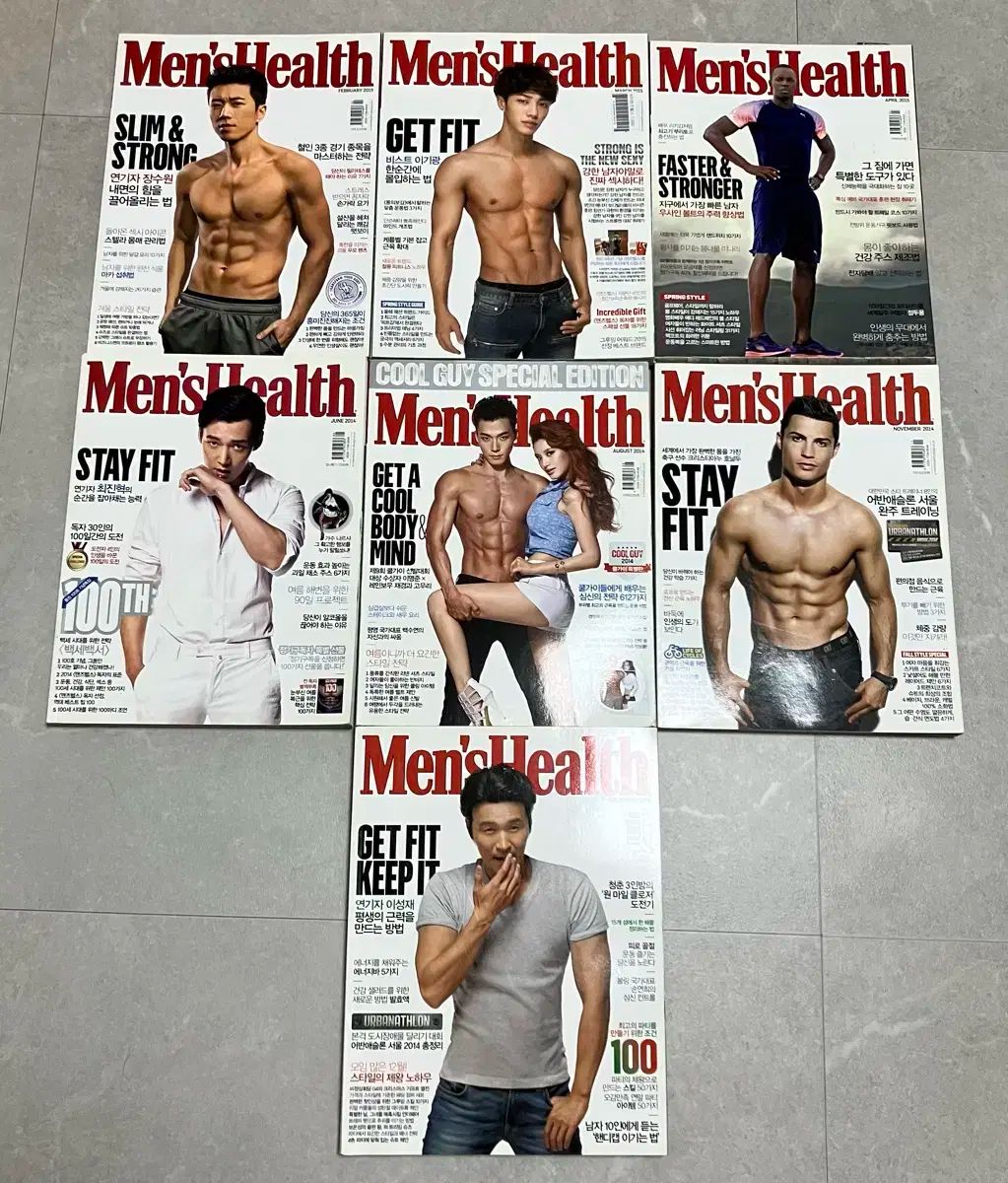 メンズヘルス 雑誌 11巻 セット イ ギグァン LEE GIKWANG ウサイン ボルト ロナウド など