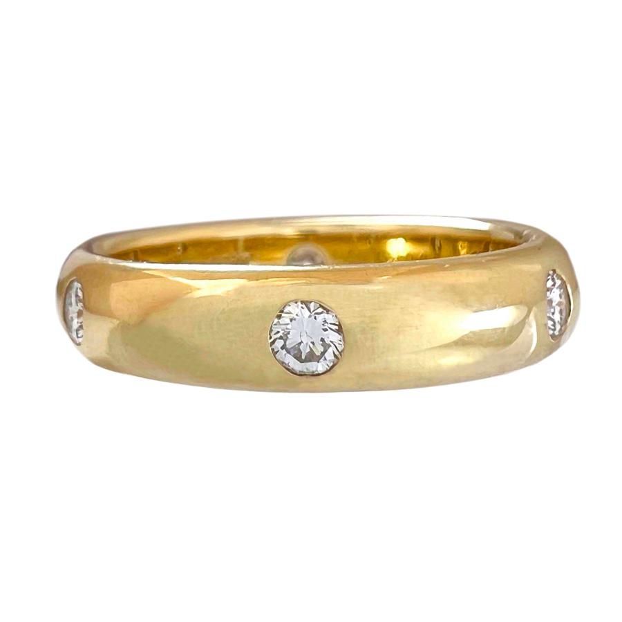 CARTIER カルティエ リング ステラ ダイヤ 6石 750 K 18 YG イエローゴールド 49 9号 指輪