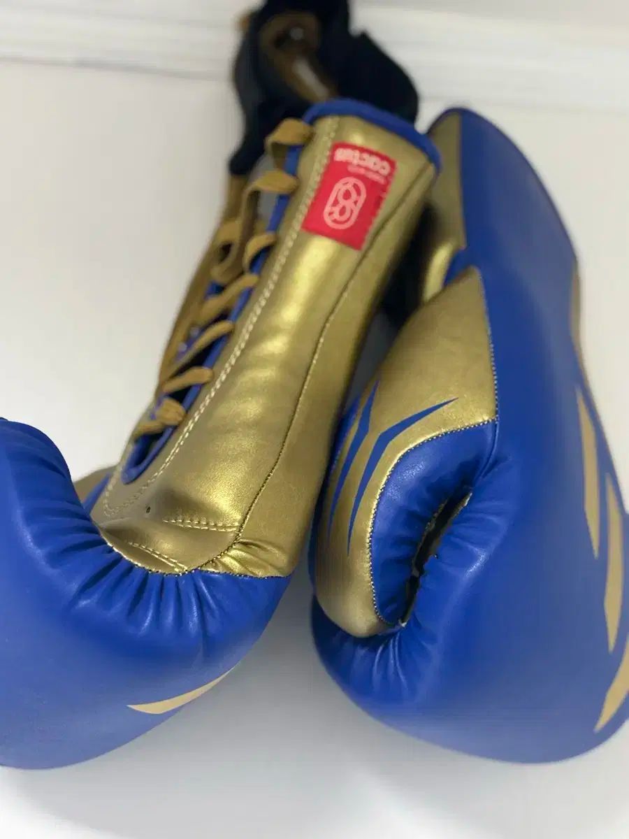 アディダス アディスピード 350 ボクシング グローブ ブルー GOLD 12 oz