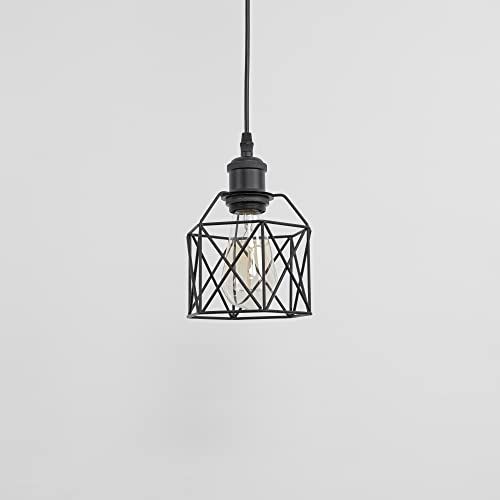 KIVEN 3個セット ペンダントライト ダクトレール式ライト 収納コップ付き コード100cm 100cm範囲内に調節可 ライティングレール用 おしゃれ スタイリッシュ レトロ LED対応 E26対応 玄関照明 客室用 店舗用 電球 7a53ac7d