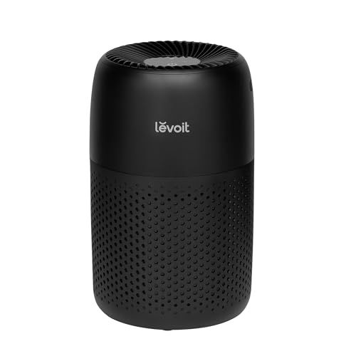 Levoit レボイト 空気清浄機 小型モデル 12畳 卓上 軽量 アロマ対応 脱臭 Core Mini ブラック 500866a2