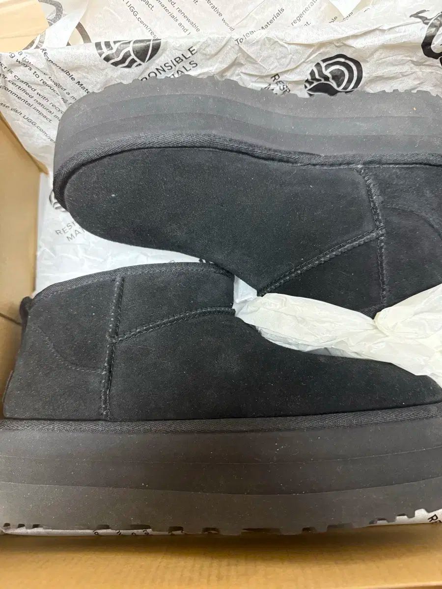 アグ ウルトラ ミニ プラットフォーム ブラック 250