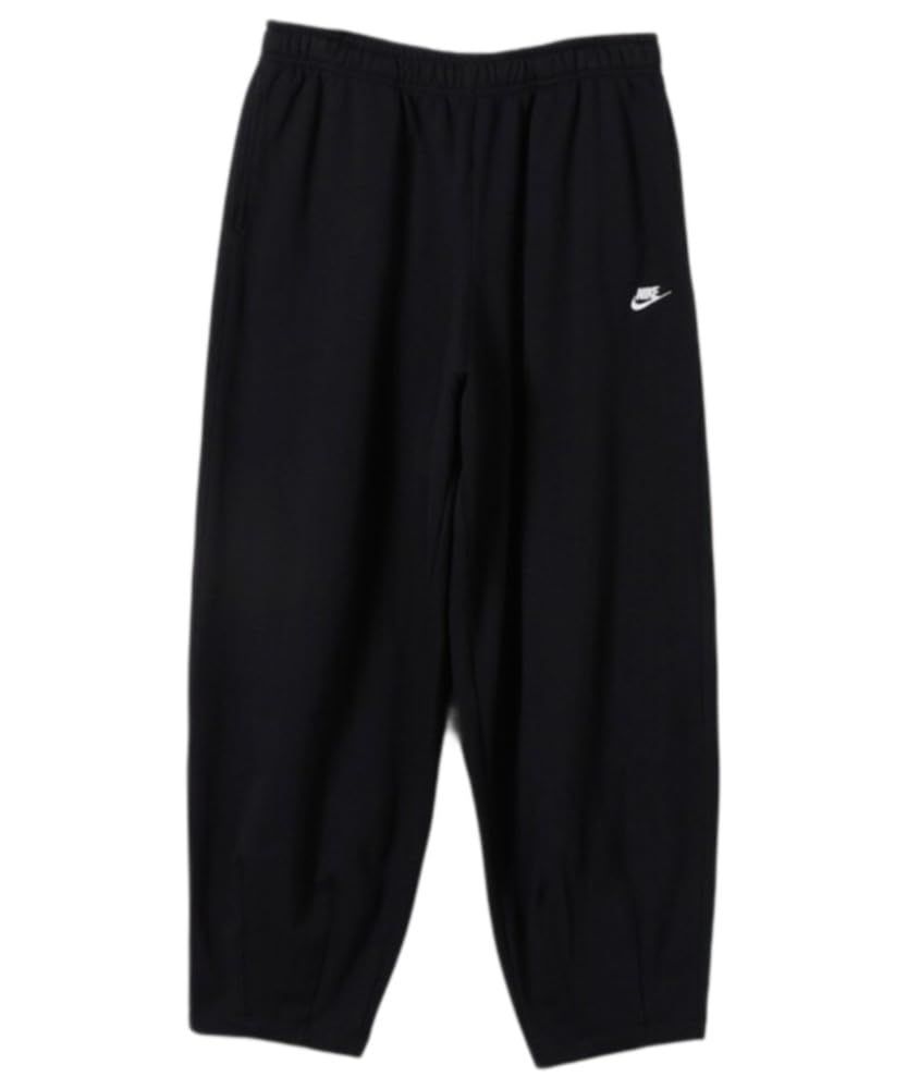 ナイキ セットアップ対応 クラブ オーバーサイズド フレンチテリー スウェット パンツ スポーツウェア フィットネス 筋トレ ジム トレーニング 快適 ゆったり 柔らか HJ1823-010 ブラック ブラ 010 ブラック ブラック ホワイト S