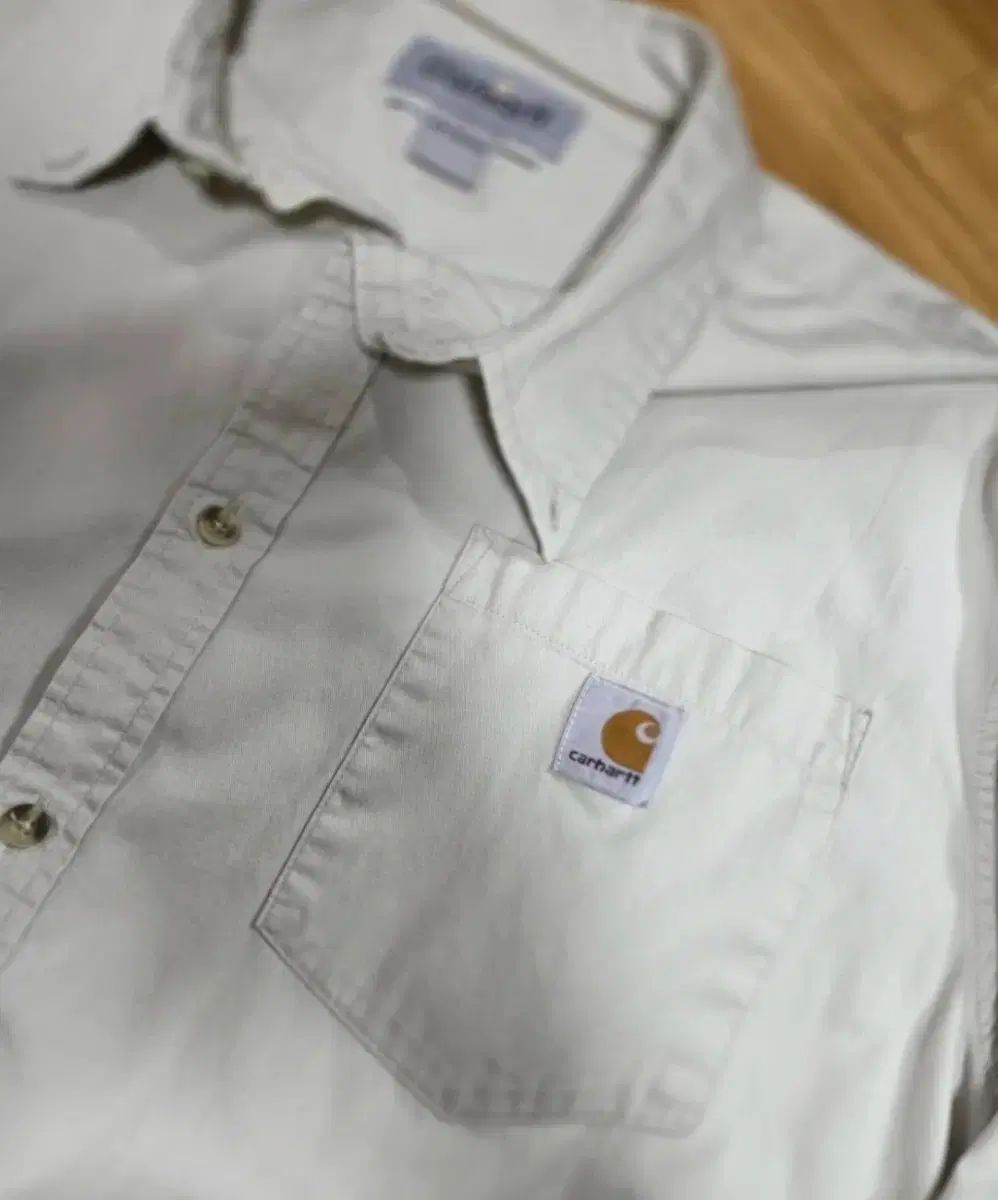 カーハート ベージュ シャツジャケット