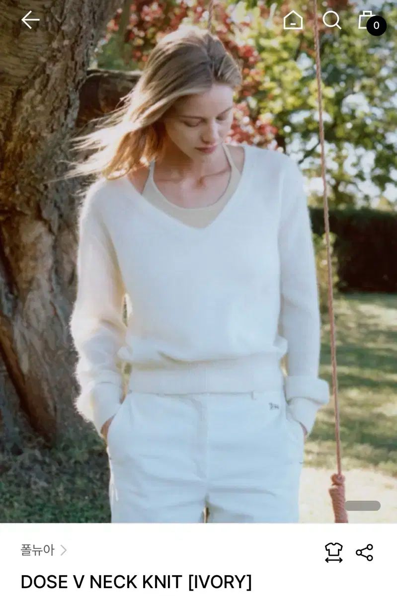 ポール ニューアDOSE Vネックニット