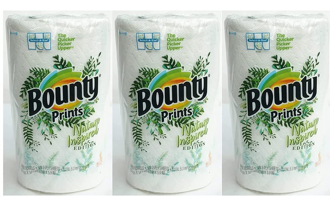 Bounty Paper Towels 3Rolls バウンティ ペーパータオル 3ロール 279×149mm2枚重ね105シート×3ロール