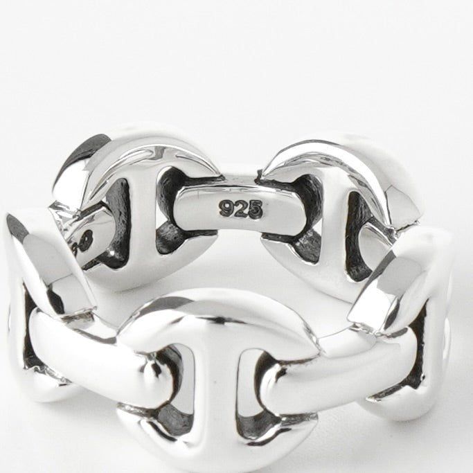 ホーセンブース シルバー925 チェーンリンクリング 24号 ホーセンブース シルバー925 チェーンリンクリング 24号 ホーセン