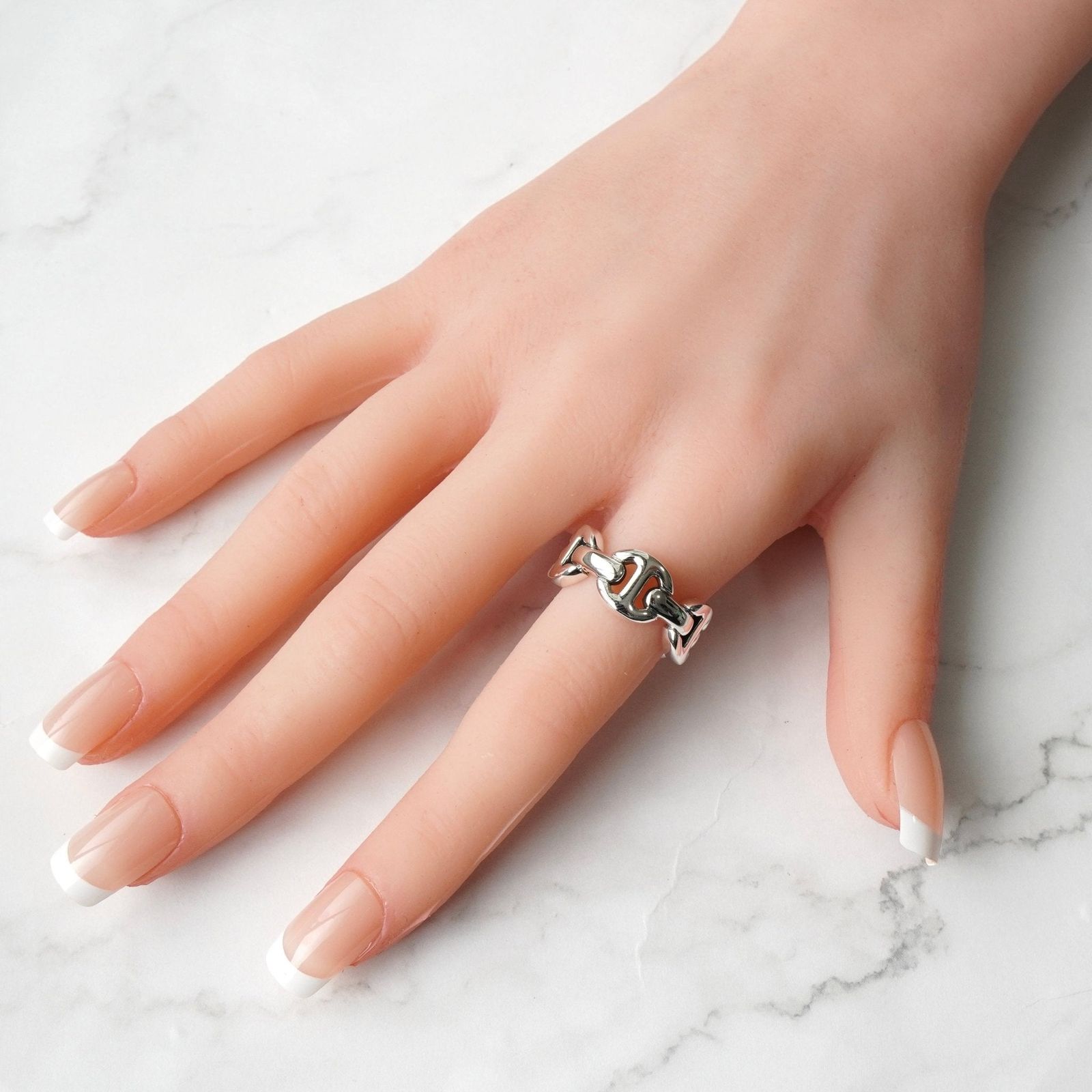 ホーセンブース CLASSIC TRI-LINK シルバー925 指輪 リング サイズ7