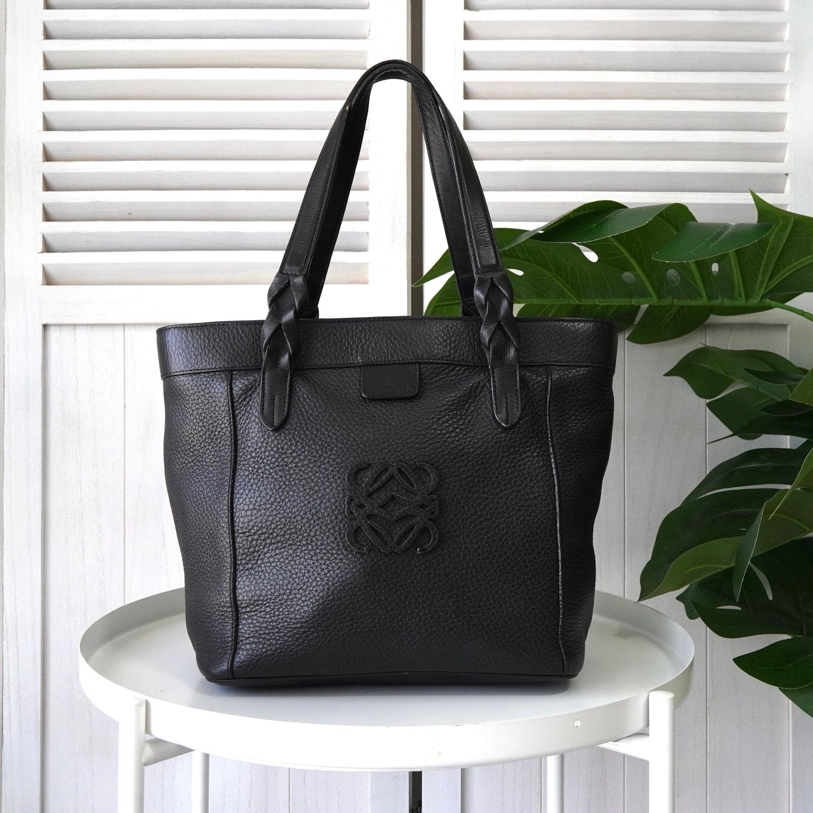 BlackFriday限定割引20％オフ】ロエベ アナグラム レザー トート