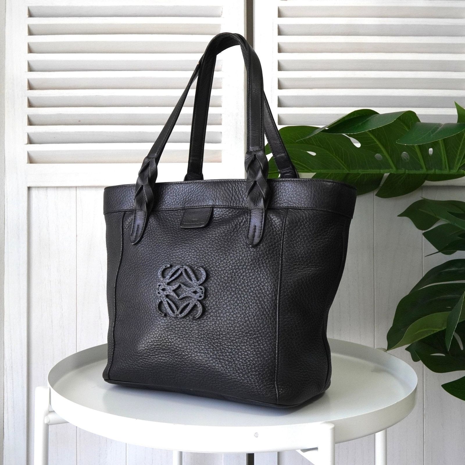 BlackFriday限定割引20％オフ】ロエベ アナグラム レザー トート