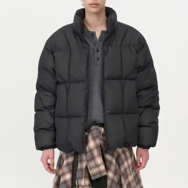 INSILENCE ダウン ダブル レイヤード ジャケット M