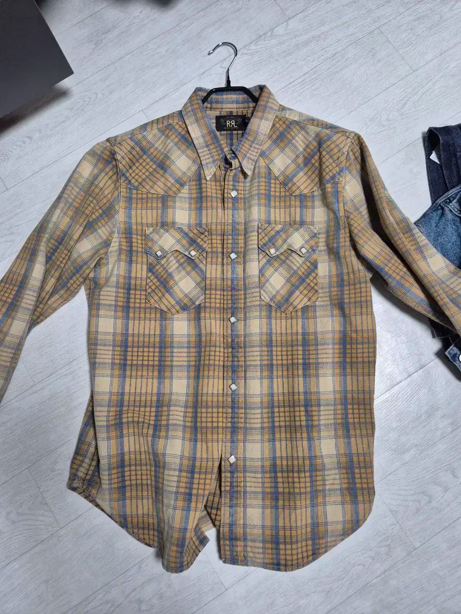 RRA ダブルアールエル ウエスタンシャツ Lサイズ