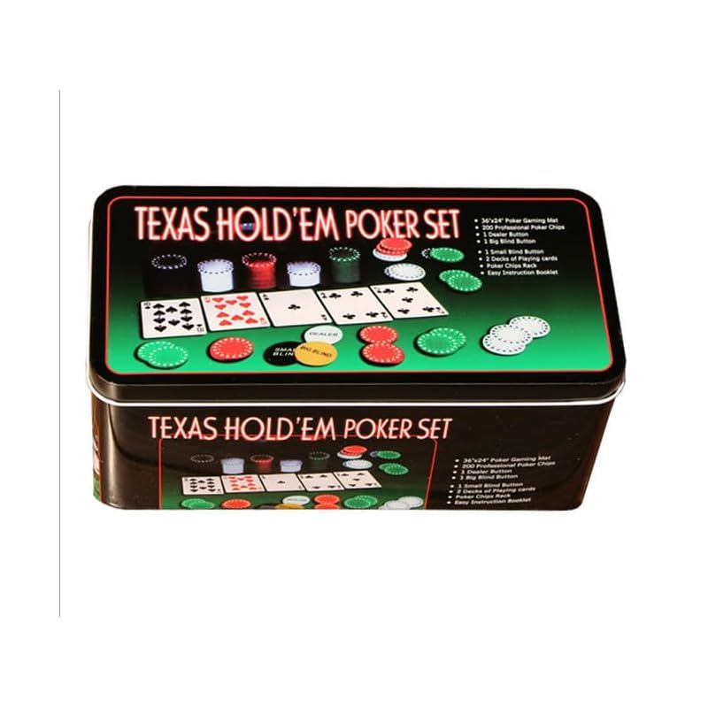 テキサスホールデム ポーカーセット, チップ200枚, トランプ2個
