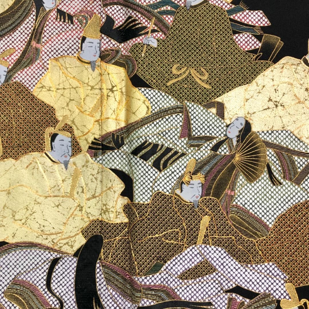 黒留袖 作家物 人物柄 相良刺繍 金駒 金彩 K-5504 - メルカリ