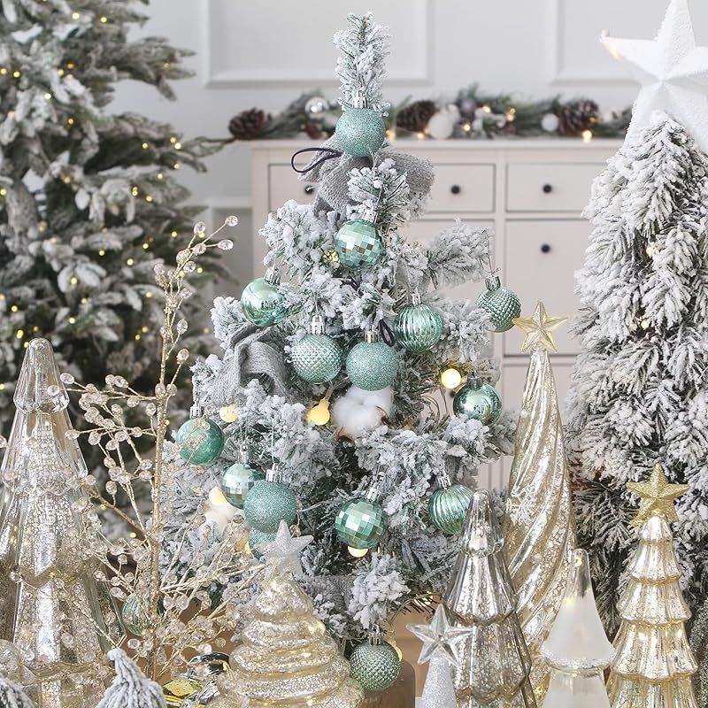 Sea Team クリスマスボール オーナメント クリスマス飾り 36個豪華