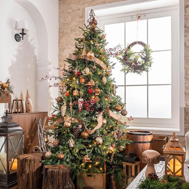 Valery Madelyn クリスマス オーナメント 40個入りセット 森のコッパー