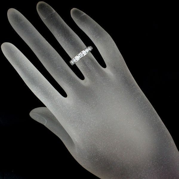 デビアス ダイヤモンド エタニティー リング 9石 Pt950 3.9mm - メルカリ