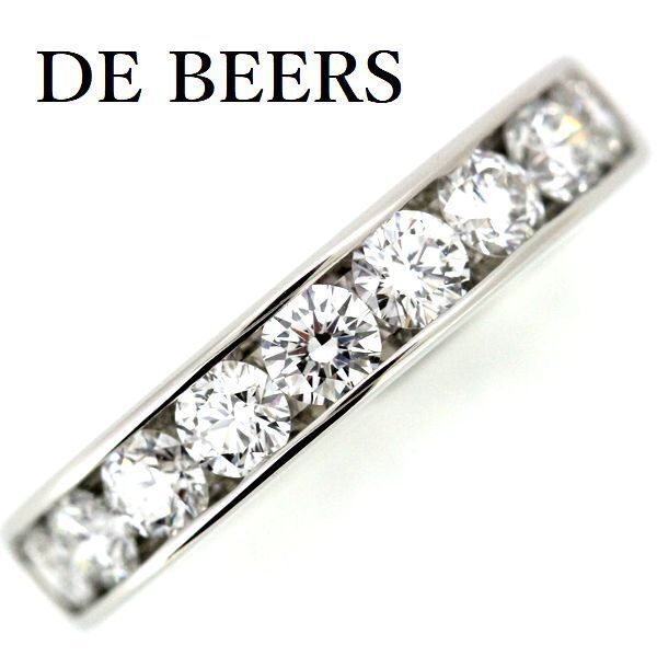 デビアス ダイヤモンド エタニティー リング Pt950 9号弱 デビアス ダイヤモンド エタニティー リング Pt950 9号弱 【公式通販】