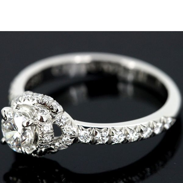ショーメ リアン ダム―ル ダイヤモンド 0.33 ct F-VVS 1-3 EX リング Pt 950 ♯47
