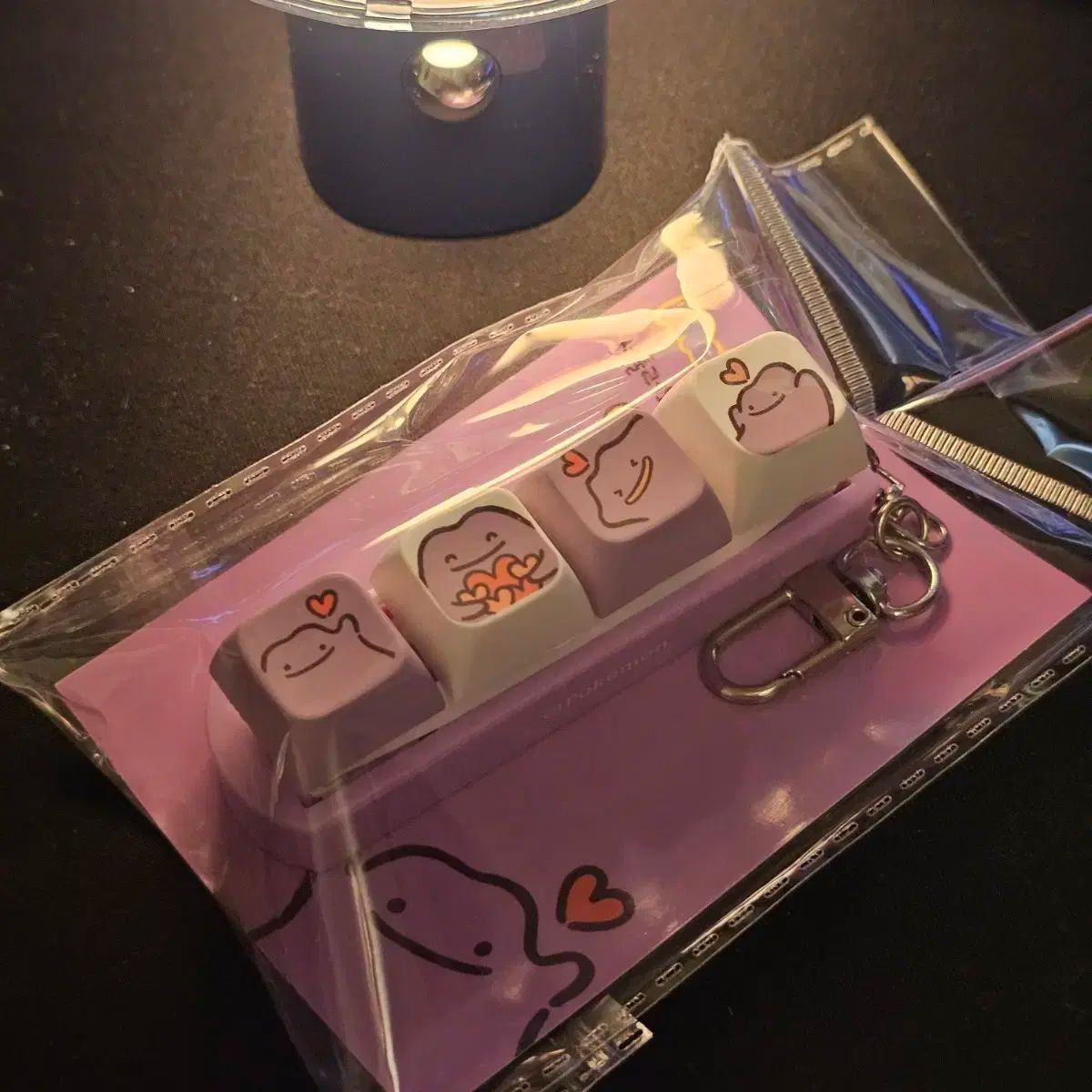 メタモン キーキャップ キーホルダー