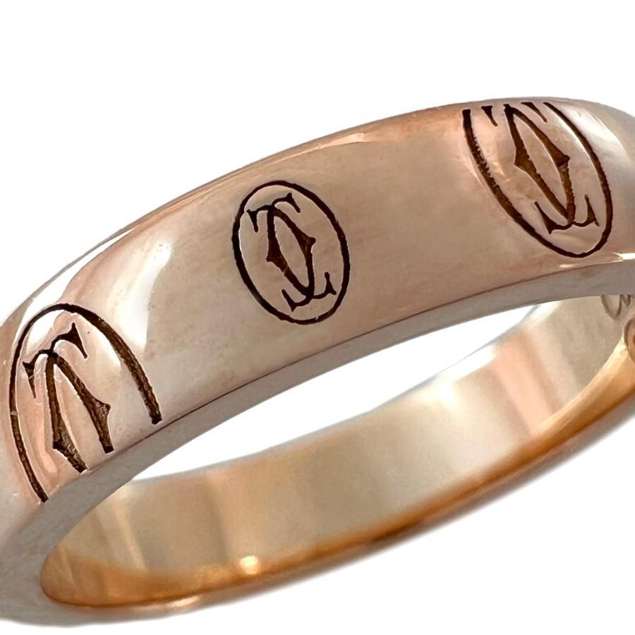 カルティエ K18PG ハッピーバースデイ LM リング 46号 保証書 カルティエ K18PG ハッピーバースデイ LM リング 46号 保証書 Cartier