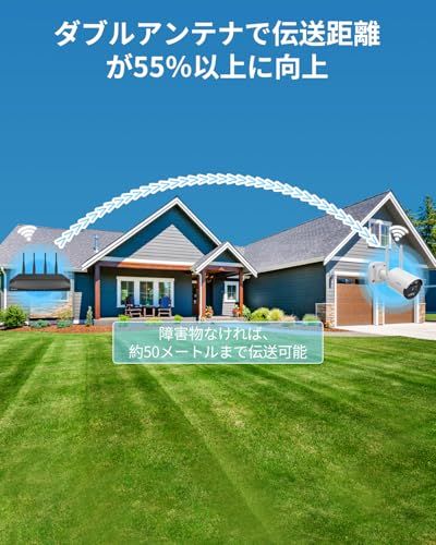 双方向通話 ダブルアンテナ OHWOAI 防犯カメラセット 4台 屋外用 ワイヤレス 広角レンズ 無線接続 電源スイッチ付 家庭用 監視カメラ 80d99a24 WWW_OPDRERGINERDOGAN_COM