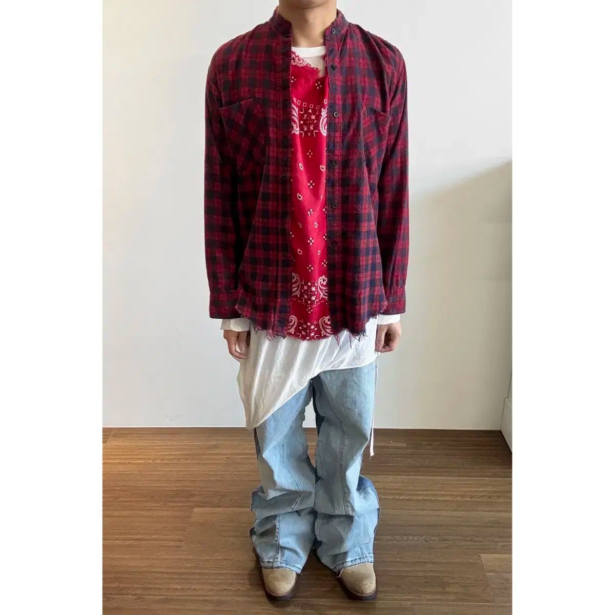 OLD PARK パーク シャツ