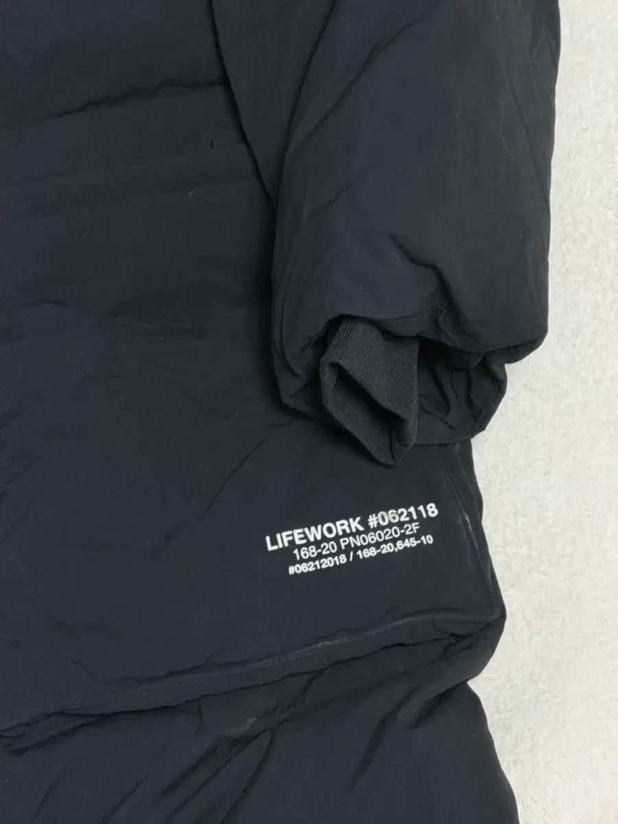 ライフワーク ブラック ロングダウンジャケット L