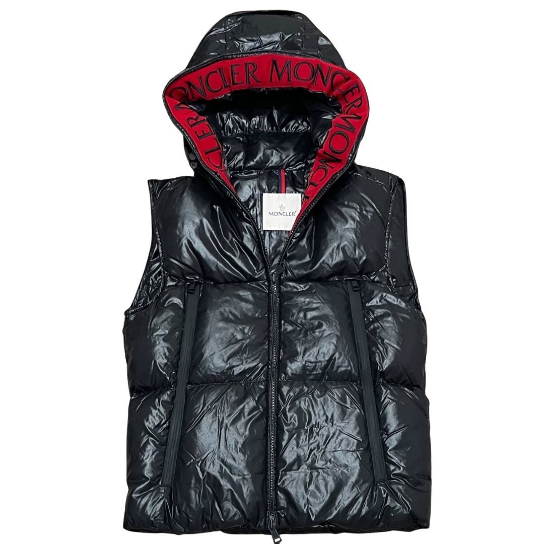 MONCLER ブラック アウター MONCLER モンクレール ブルゾン ナイロン ジャケット ウィンド